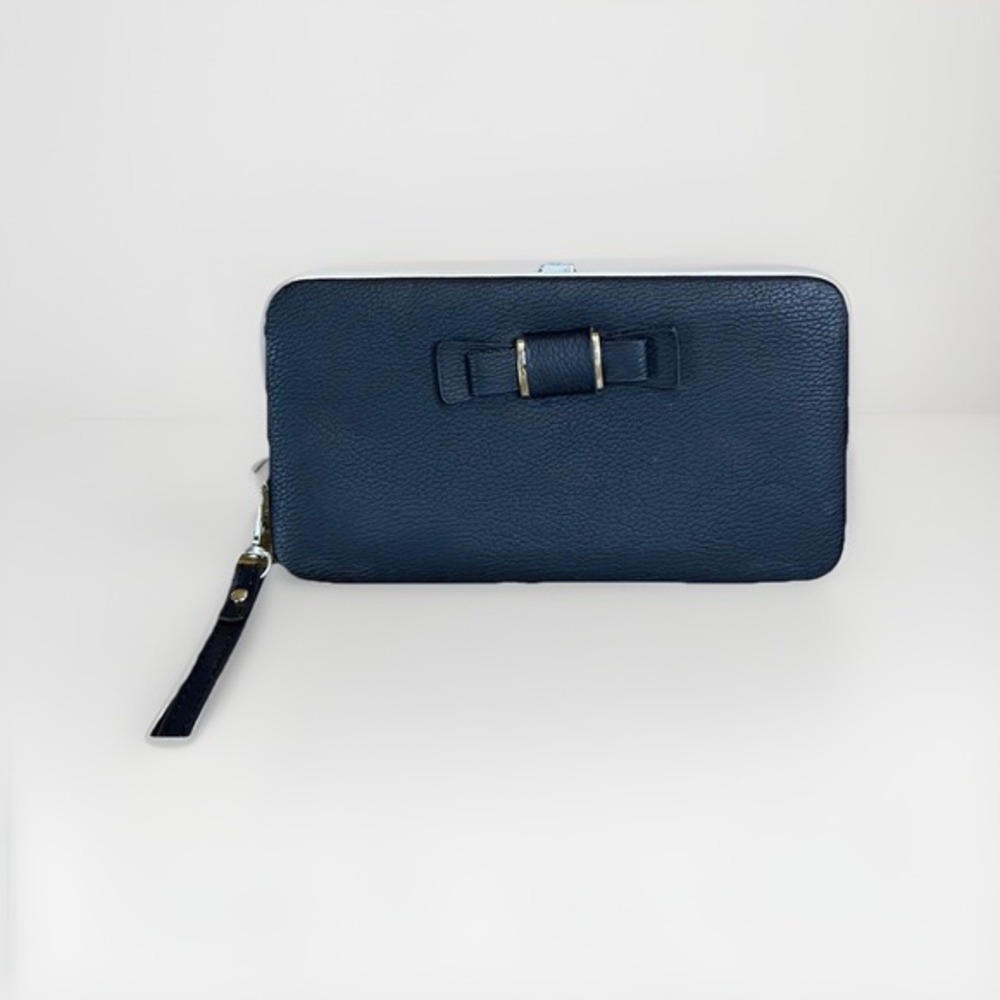 Womens Large Capacity Bowknot Wallet Long Purse Phone Card Holder Pocket -B1